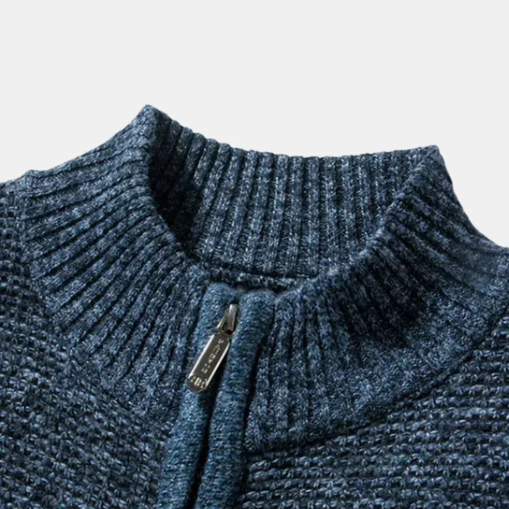 Conan | Knit Jacket with High Collar