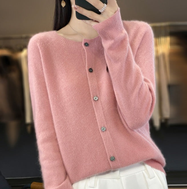 Annika | Comfy Wool Cardigan